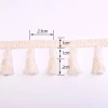 Factory direct sales of eco-friendly all-cotton brooms, tassels, lace clothing accessories and accessories, high-quality cotton thread lace in stock for wholesale details Picture